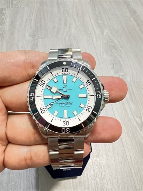 breitling superocean teal|breitling superocean watch for sale.